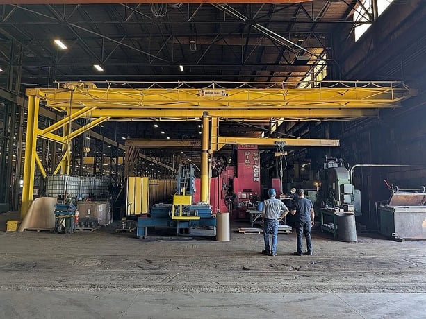 10 Ton, Detroit, hoist gantry bridge crane, 80 FPM - Image 2