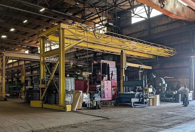 10 Ton, Detroit, hoist gantry bridge crane, 80 FPM - Image 4