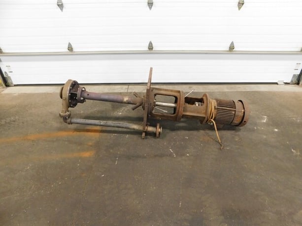 7990-026/M-010-E, Vertical Pump, 2" x 2", 3 HP, 1160 RPM, 230/460 V., Alloy 20, AS IS - Image 2