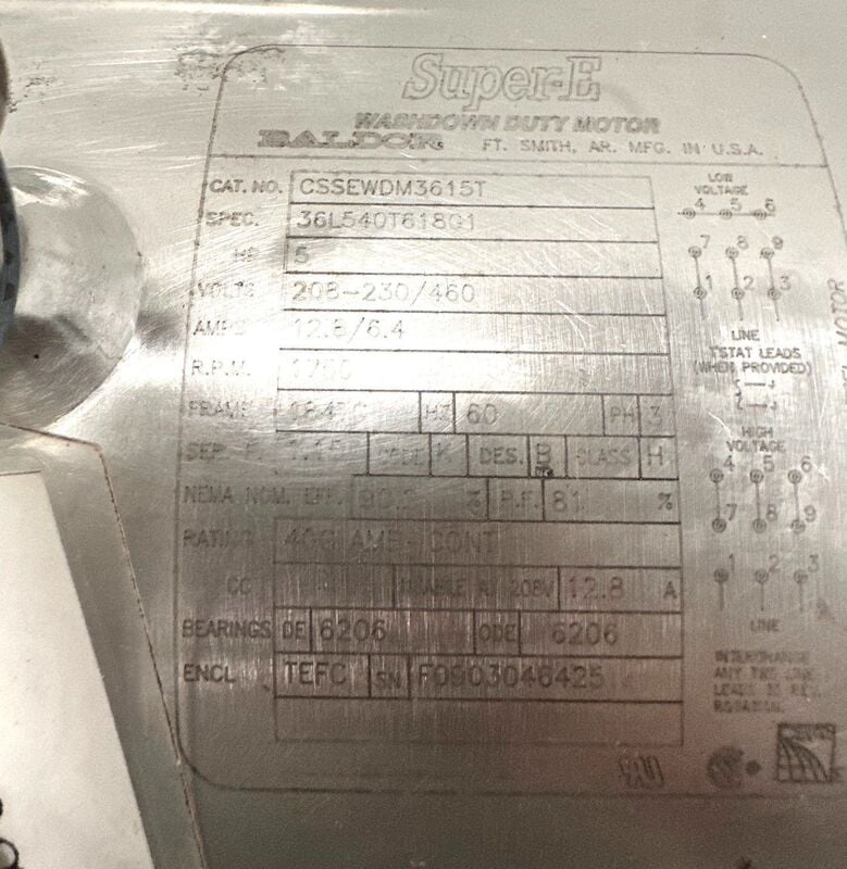Urschel #RAA, Stainless Steel USDA dicer / cutter - Image 3