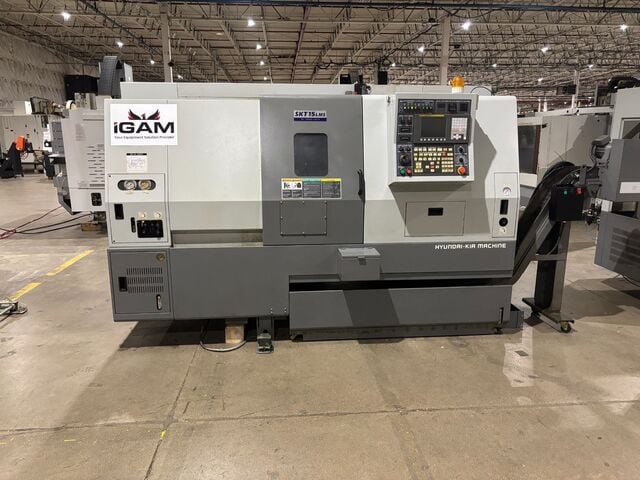 Hyundai Kia #SKT15LMS, Cnc Lathe, 4 axis, 21.7" swing, 10" diameter, 6" chuck, 20.9" centers, 8.7" X, 24.8" - Image 1