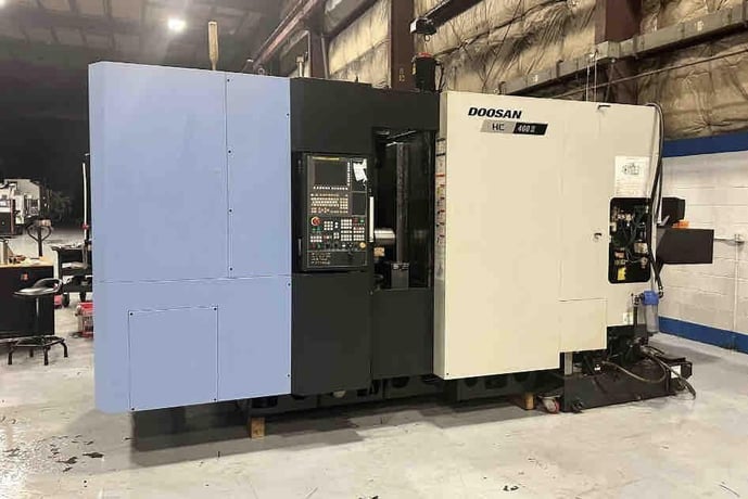 Daewoo Doosan #HC-400II, Cnc horizontal machining center, 23.6" X, 22" Y, 22.2" Z, 12000 RPM, 25 HP, 60 - Image 1