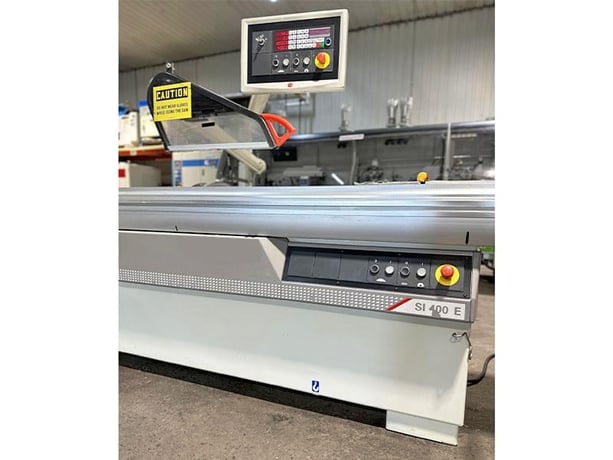 SCM #SI-400-E, programmable sliding table saw, motorized adj., 2007 - Image 4