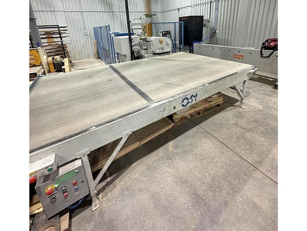 Cantek #MRS-340-2, shifting blades, multi blade rip saw, 15-135 FPM, 2009 - Image 6