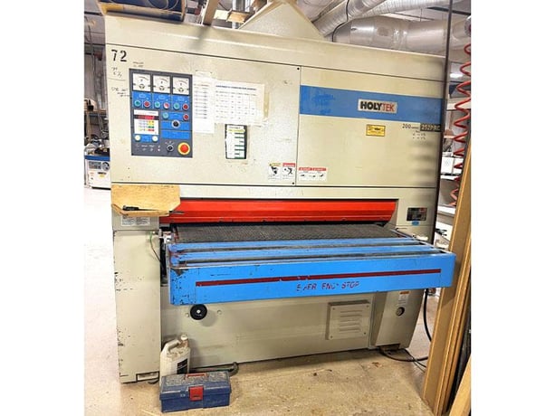 Holytek #252PRC, 3-head knife planer / sander, PLC Control, 2011 - Image 1
