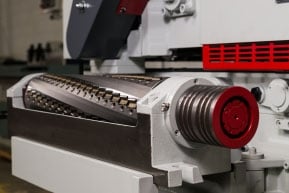 5" x 16" Northtech #NT-400XL, Double Surface Planer, 20/15 HP, dual 6-row, 5" x 16" cutterhead, 5100 RPM - Image 3