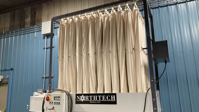 5000 cfm Northtech #NT-DC15SS, Dust Collector, 15 HP, 26-3/8" 9-blade impeller, 72 cloth 5" x 60" bags - Image 4
