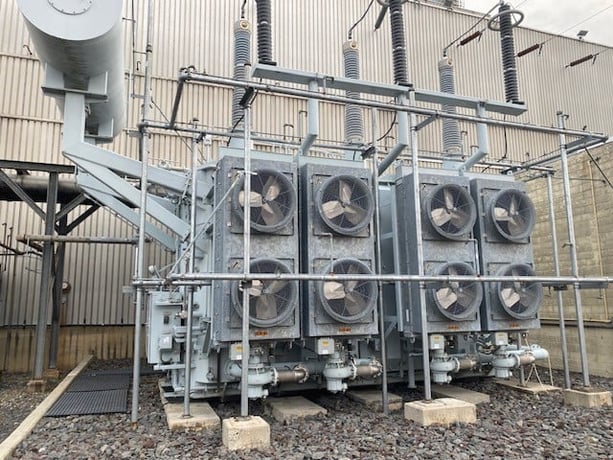 336 MVA 232000Y Primary, 15500 Delta Secondary, General Electric Prolec, DGA on file. tested good. - Image 1