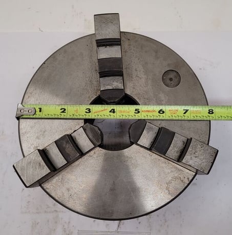 8" Buck, lathe chuck, 3-jaw - Image 5
