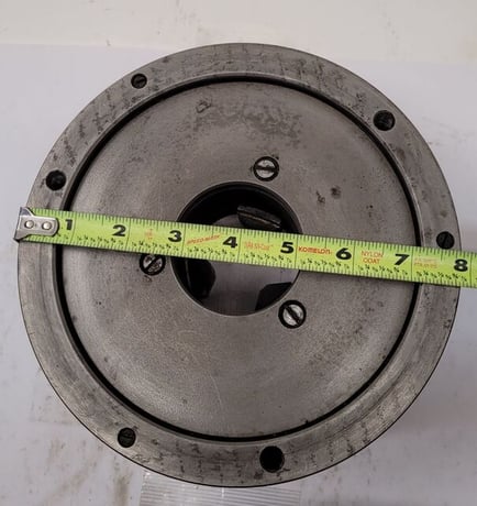 8" Buck, lathe chuck, 3-jaw - Image 9