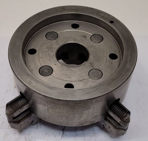 8" Buck #6408R, lathe chuck, 4-jaw - Image 4