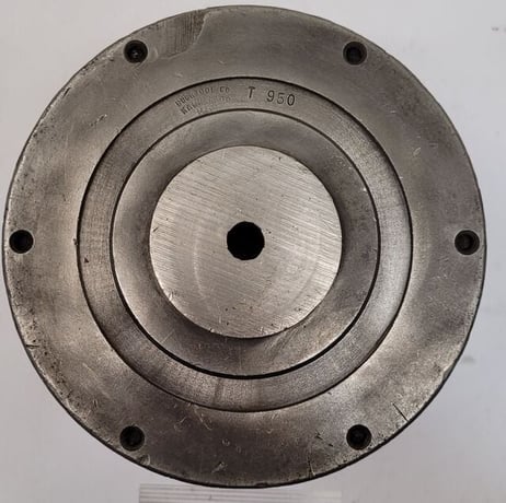 6" Buck, 3-jaw chuck, Buck Tool T950 back plate - Image 4