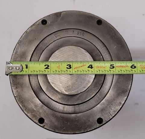 6" Buck, 3-jaw chuck, Buck Tool T950 back plate - Image 10