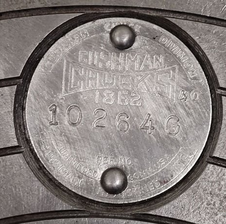10" Cushman #10264G, lathe chuck, 4-jaw - Image 5