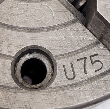 6" KC #U75, lathe chuck, 4-jaw - Image 2