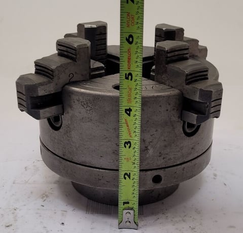 6" KC #U75, lathe chuck, 4-jaw - Image 8