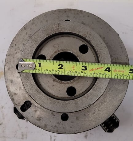 6" KC #U75, lathe chuck, 4-jaw - Image 9