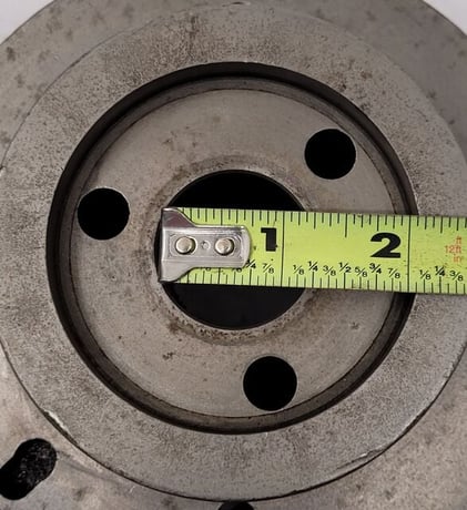 6" KC #U75, lathe chuck, 4-jaw - Image 10