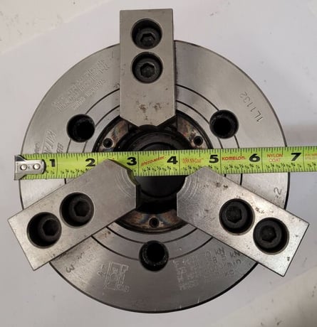 6" Kitagawa #BB206, 3-jaw Power chuck - Image 8