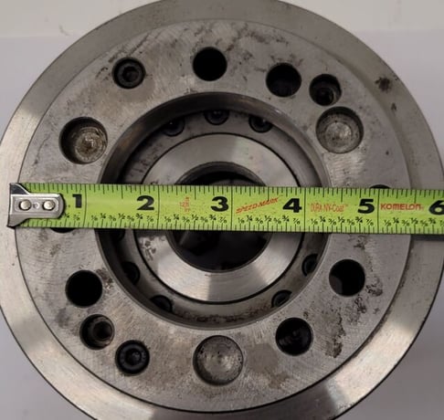 6" Kitagawa #BB206, 3-jaw Power chuck - Image 9