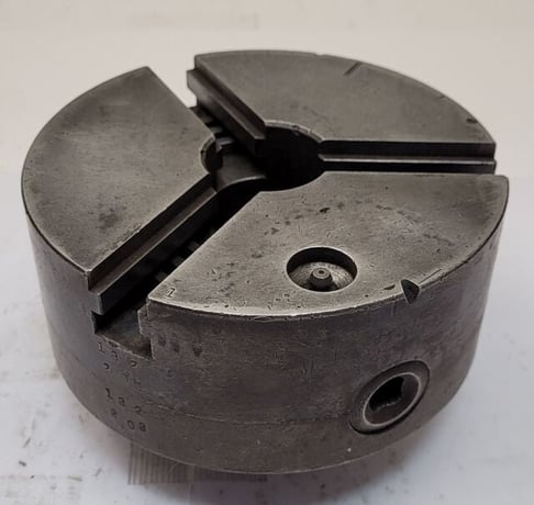 6" Skinner #3806-48, lathe chuck, 3-jaw - Image 1