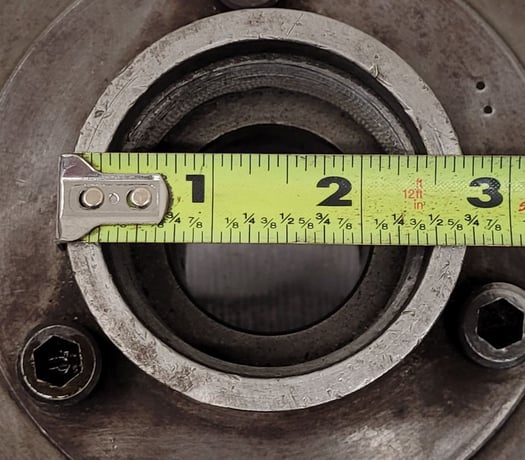 6" Skinner #3806-48, lathe chuck, 3-jaw - Image 10