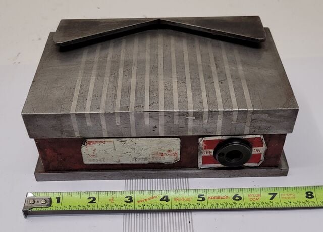 4" x 7" Suburban #MCB47, permanent magnetic chuck - Image 2