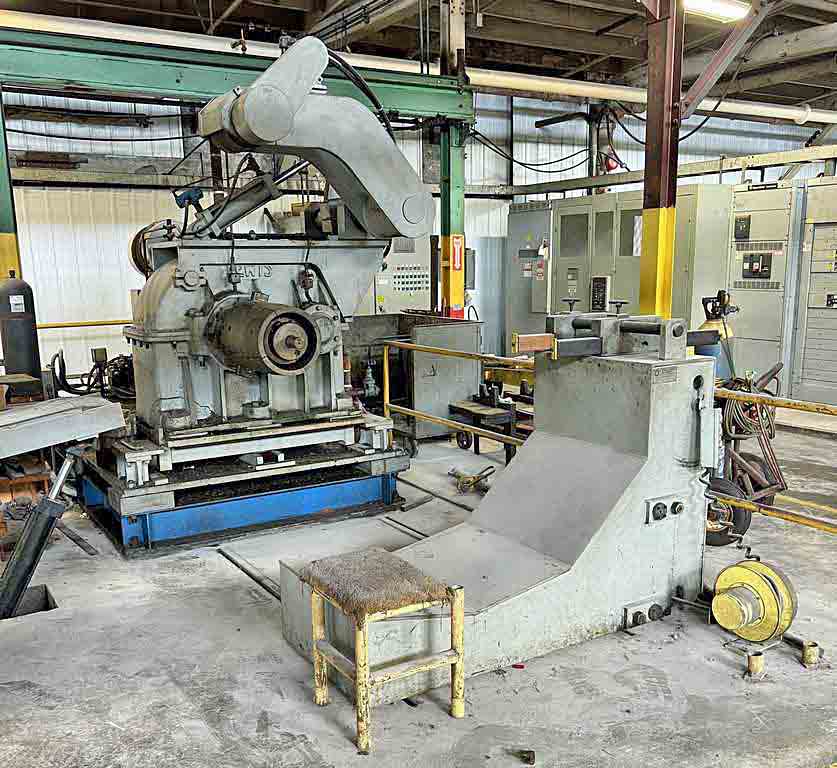 4.6" x 18" x 12" Bliss/United, 4 HI 1 Stand rolling mill, hydraulic expansion - Image 1