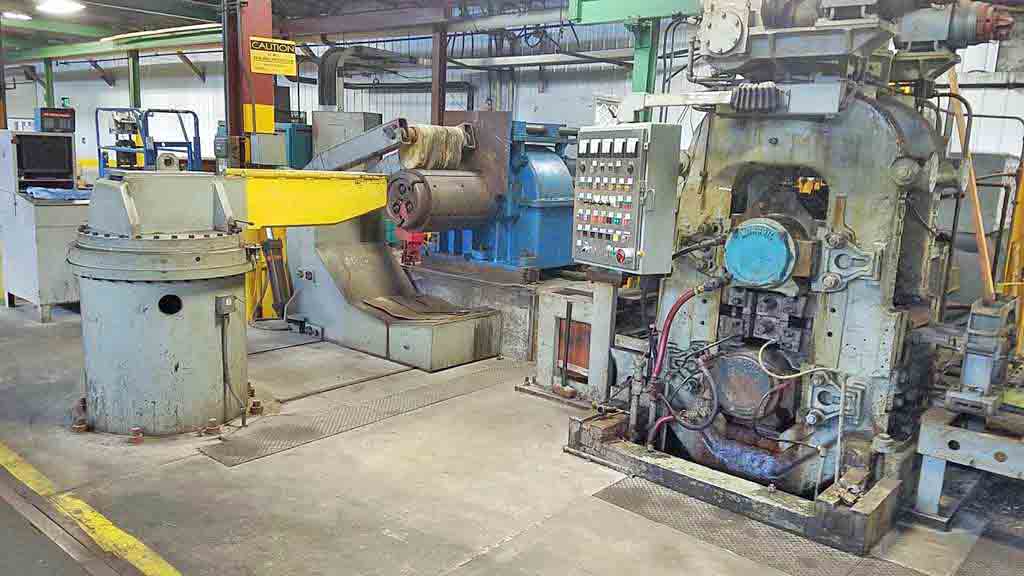 4.6" x 18" x 12" Bliss/United, 4 HI 1 Stand rolling mill, hydraulic expansion - Image 9