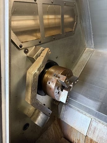 Haas #HL-2, CNC lathe, 20" swing, 8" chuck, 2" bar, 10" dia., 24" lgth, 15 HP, 3750 RPM, tailstock, 1998 - Image 4