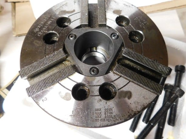 Samchully #HS-06, High speed 3-jaw hydraulic chuck, 6000 RPM max. - Image 8