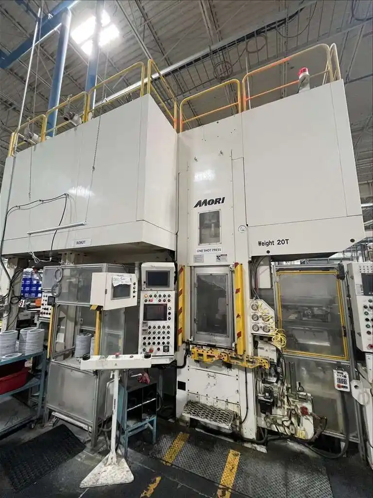 200 Ton, Mori Iron Works #MSF200-M32, multi-axis servo hydraulic cold forming press, 2016 - Image 2