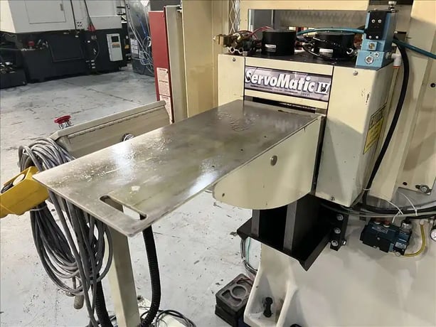 32 Ton, Minster #4SS, fixed base single point gap frame press, 3" stroke, 9.5"throat, 12" Shut Height, 1990 - Image 6
