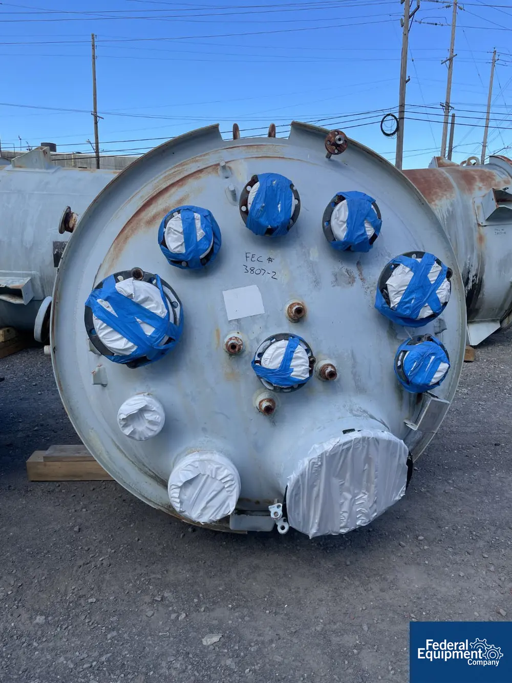 1000 gallon Pfaudler #RS60-1000, Glass-Lined Reactor, Unused, 2000 - Image 7