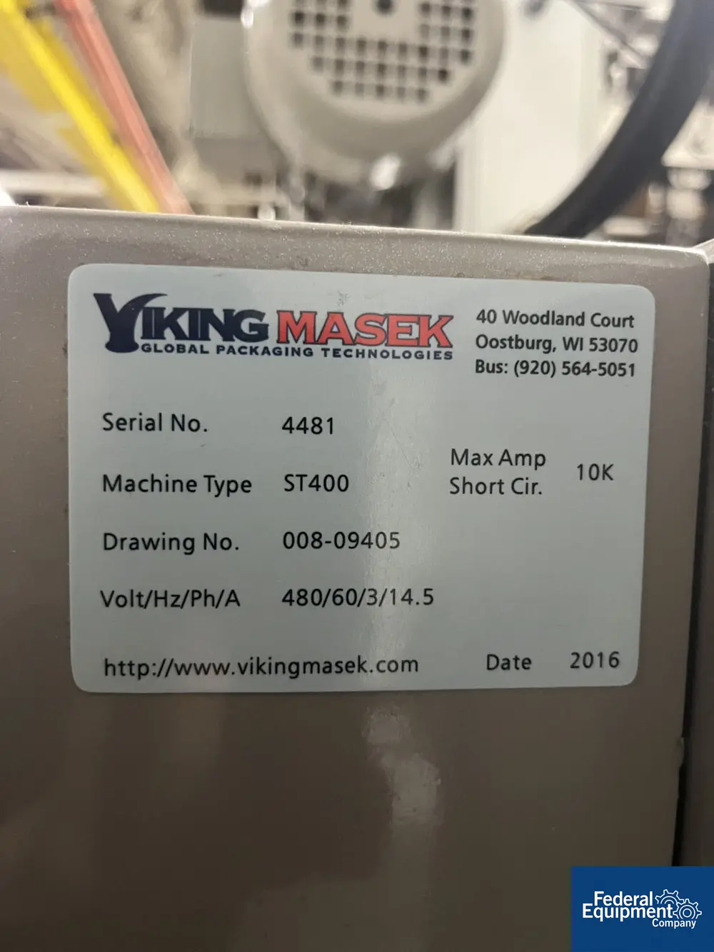 Viking #Masek-ST400, Form & Fill Stick Pack, 65 CPM, 10 lane, 17 mm wide, Siemens PLC Control, 2016 - Image 2