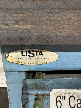 6 Drawer Lista workbench, 28" x 52" x 42", wheels - Image 5