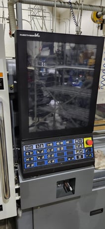 110 Ton, 8.1 Oz, Toshiba Shibaura #EC110SXIIIV70-U34, Electric Injection Molding Machine, 35.4" daylight, 26" - Image 3