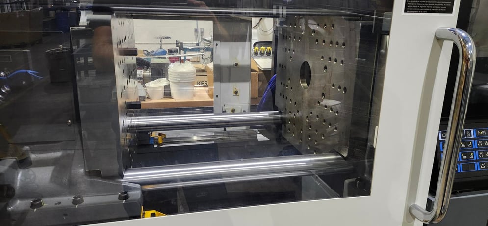110 Ton, 8.1 Oz, Toshiba Shibaura #EC110SXIIIV70-U34, Electric Injection Molding Machine, 35.4" daylight, 26" - Image 7