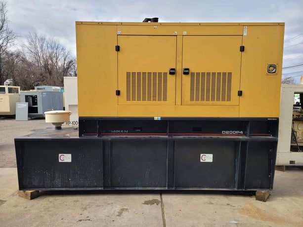 200 KW Olympian #D200P4, diesel generator, weatherproof enclosure, 120/208 Volts, 706.9 hours - Image 1
