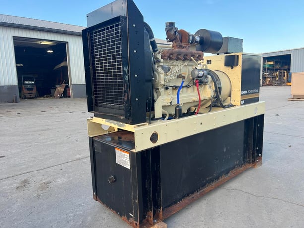 125 KW Kohler #6068TF250, diesel generator, with base tank 6.8 liter mechanical John Deere engine, 277/480 - Image 2