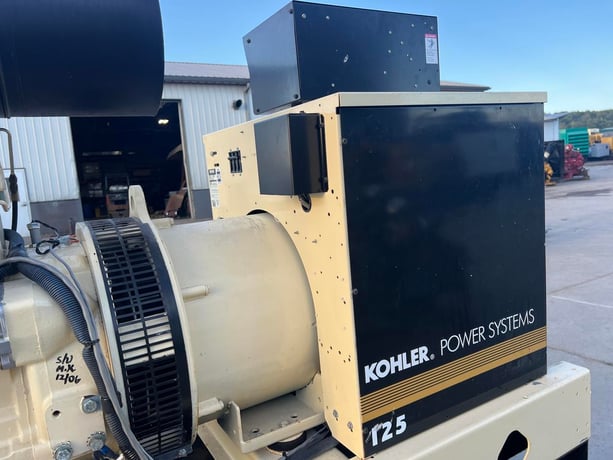 125 KW Kohler #6068TF250, diesel generator, with base tank 6.8 liter mechanical John Deere engine, 277/480 - Image 9