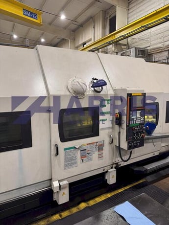 Mazak #Slant-Turn-50N, CNC lathe, Mazatrol 640T Control, 31.7" swing, 120" centers, 24" chuck, 3.5" bar, chip - Image 2