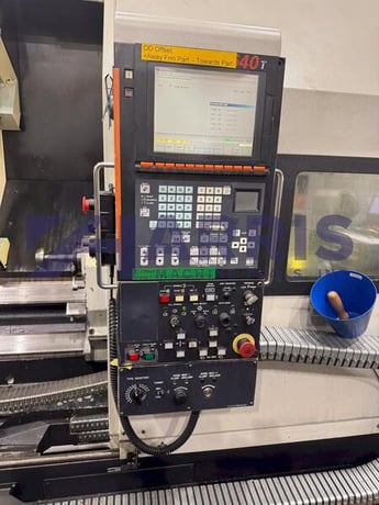 Mazak #Slant-Turn-50N, CNC lathe, Mazatrol 640T Control, 31.7" swing, 120" centers, 24" chuck, 3.5" bar, chip - Image 7