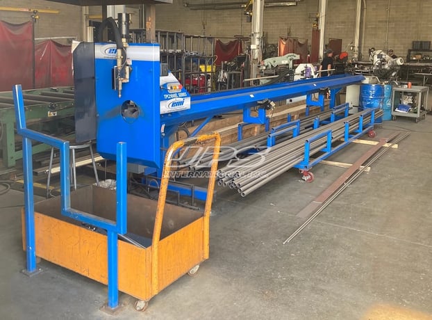 EMI #TPC-2100, CNC with Hypertherm plasma unit round tube & pipe processing center, 2017 - Image 1
