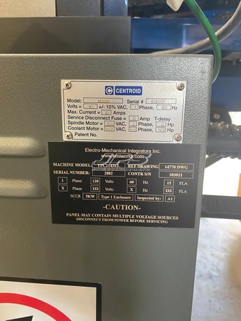 EMI #TPC-2100, CNC with Hypertherm plasma unit round tube & pipe processing center, 2017 - Image 8