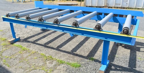 Canted live roll case, 12' +, 8 rolls, 50" long, 18" on center - Image 6