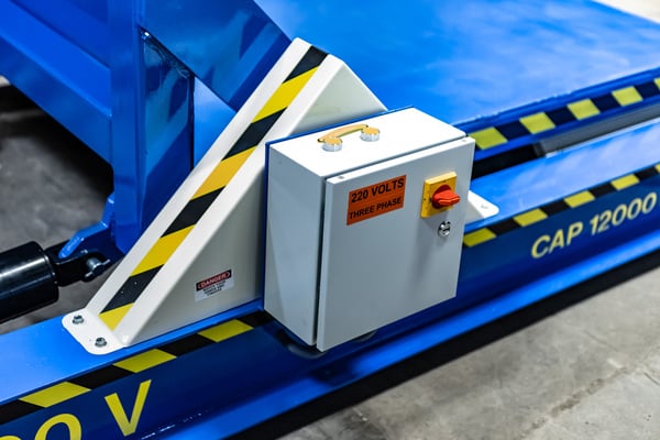 12000 lb. Coilquip #HU12000V, hydraulic coil upender, 60" OD, dual 4" hydraulic cylinders - Image 3
