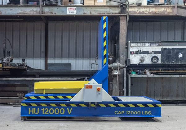 12000 lb. Coilquip #HU12000V, hydraulic coil upender, 60" OD, dual 4" hydraulic cylinders - Image 6