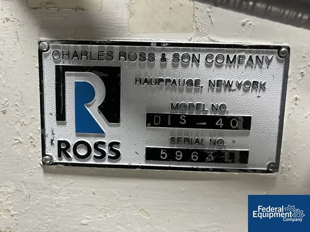 Ross #DIS-40, Discharge Press, 5 HP, 4 GPM, 3 CFM - Image 3