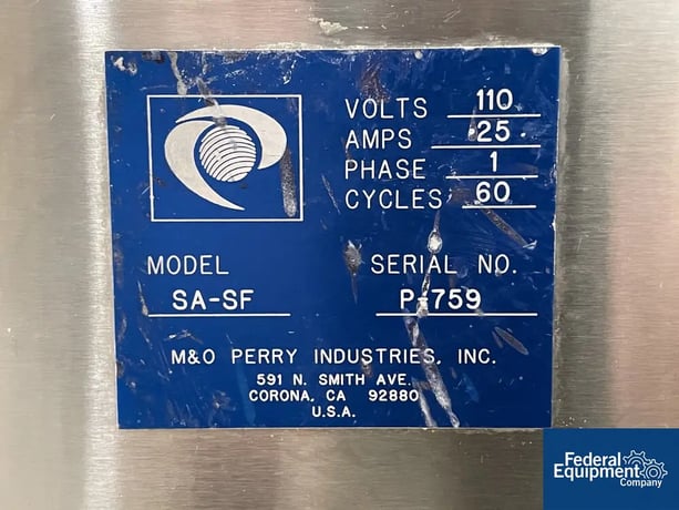 M &O Perry #SA-SF, Syringe Filler, 12 station, AB PLC, 110 V. - Image 2